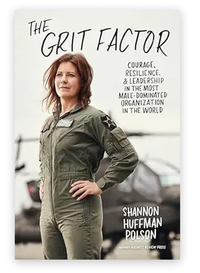 Book cover showing a woman in a flight suit standing confidently
