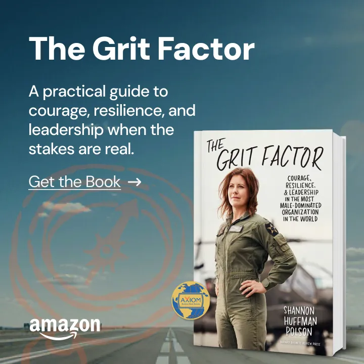 Book cover showing a woman in a flight suit standing confidently
