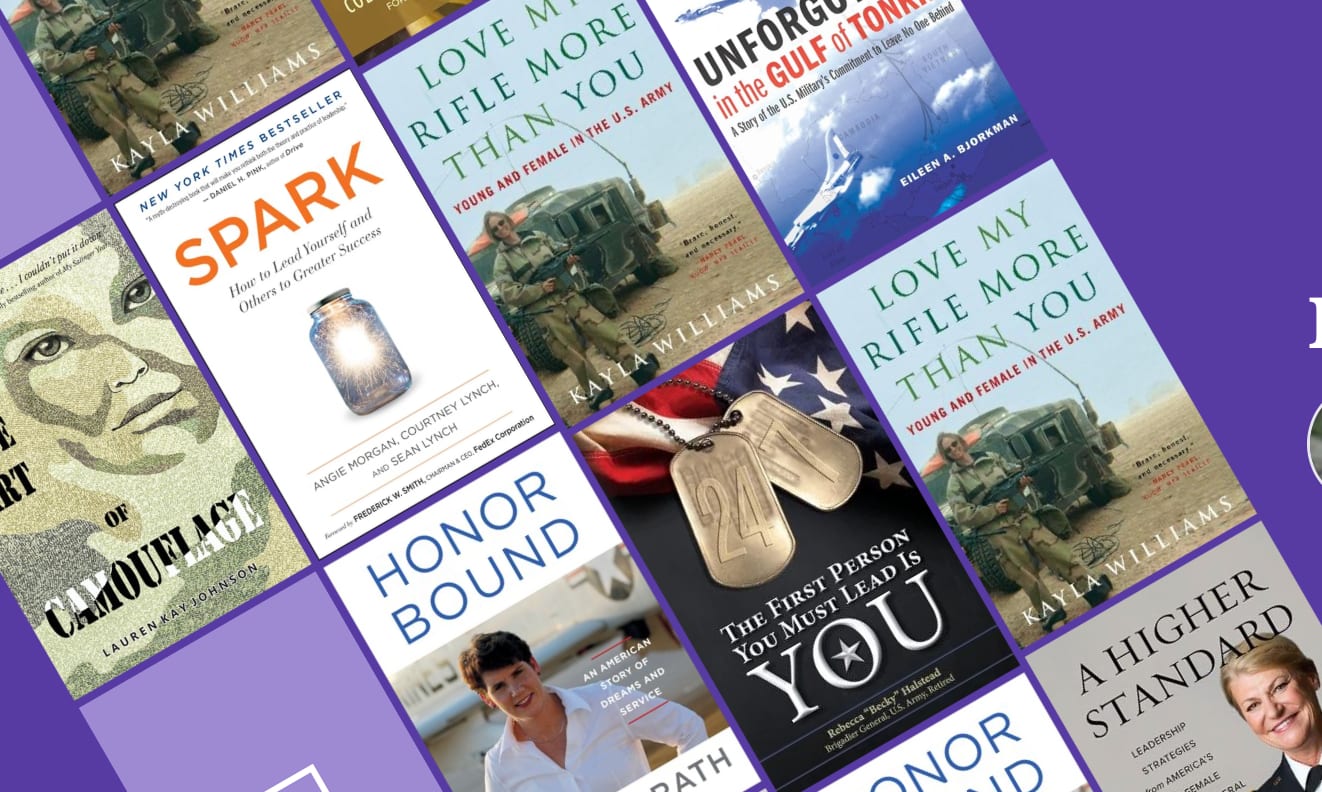 Covers of books recommended in the post